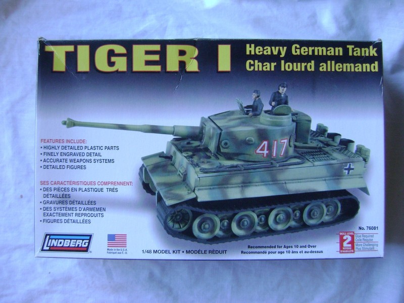 Lindberg 1/48 Tiger I Heavy German Tank model
