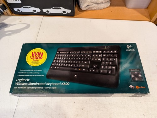 Logitech K800 Wireless Keyboard Works (Backlight Not Working) See Description