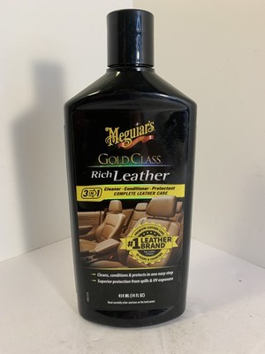 Meguiar's Gold Class Rich Leather 3-in-1 Cleaner Conditioner Protectant 414mL