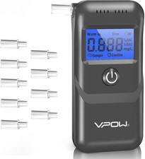 Breathalyzer, Alcohol Breathalyzer to Test Alcohol with Digital Blue LCD Display