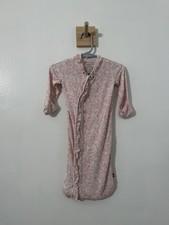 Magnetic Me Newborn Modal Gown Sleeper Pink Animals