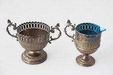 WMF Milch/ Zucker Set versilbert -  Jugendstil Historismus - Schmetterlinge