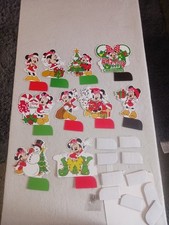 Centros de mesa de decoración navideña de panal Minnie Mickey Mouse 10ct.     A4