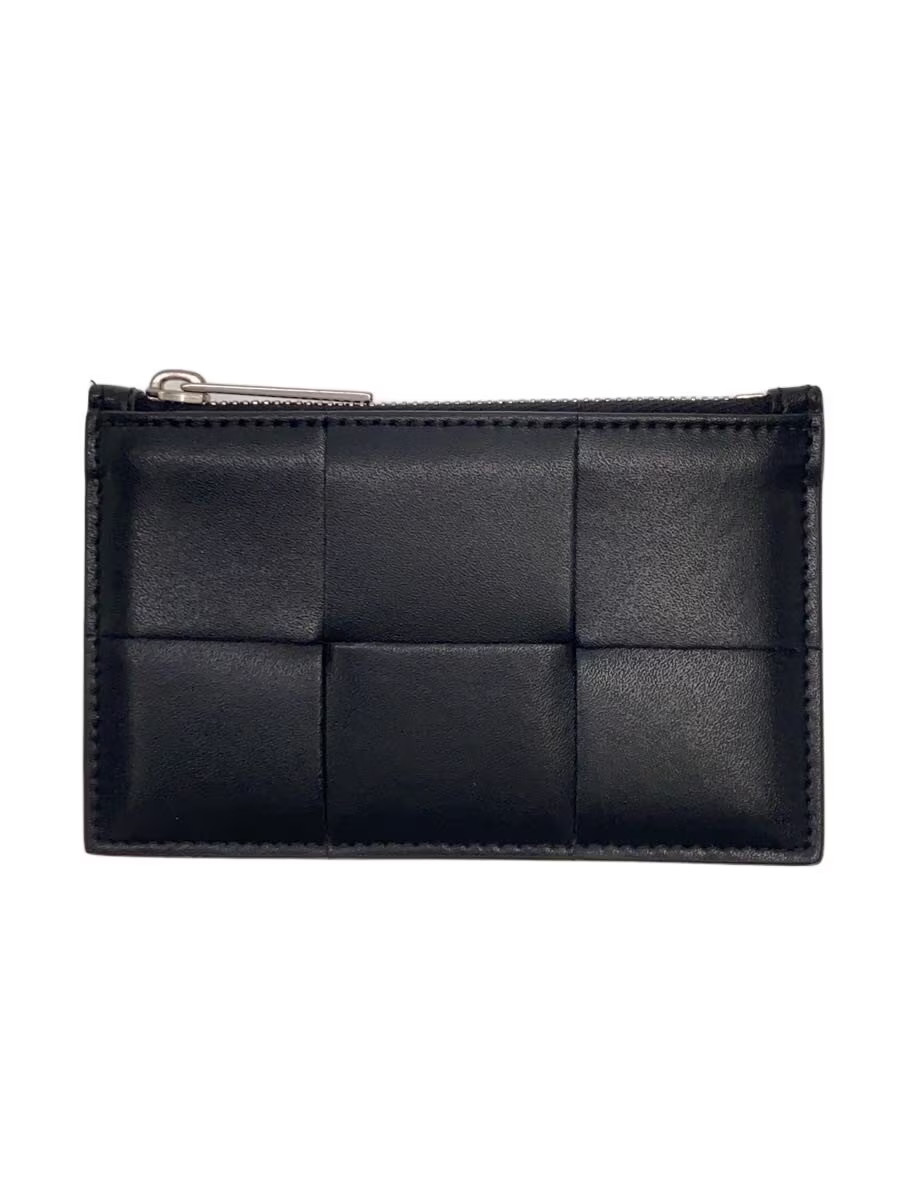 BOTTEGA VENETA Card Case Leather BLK Men
