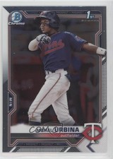 2021 Bowman Chrome Prospects Misael Urbina #BCP-206 0o6v