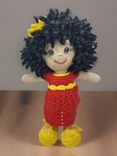 Amigurumi 13 CROCHET DOLL Handmade Adorable Curly Haired Girl