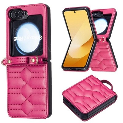 Leder Schutz Hülle Für Samsung Galaxy Z Flip 7 6 5 4 5G Handy Tasche Case Cover