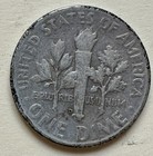 1951-D Roosevelt Dime. 90% Silver. VF Condition. Charity Auction/Animal Rescue. — photo 2