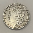 1885 P Morgan Silver Dollar XF Circulated Great Patina 90 Silver Coin