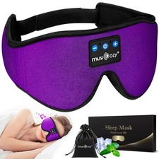 MUSICOZY Sleep Headphones, Bluetooth 5.4 1 Count (Pack of 1), Violet