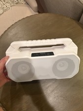 Sorr RockBox White Portable Dual Speaker Boombox