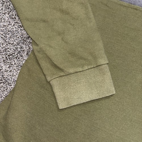 Vintage Ralph Lauren Chaps Sweatshirt Spellout Men' Size XL Olive Green - Picture 2 of 14