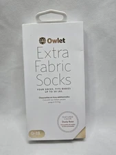 Owlet DUSTY ROSE Pink Extra Fabric Socks 0-18 Months Smart Sock - NEW