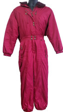 Vintage Winter Fera Internationale Pink Snow Suit size 8 Thermo Loft