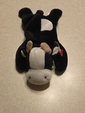 Ty Original Beanie Baby Plush 6" Daisy Cow