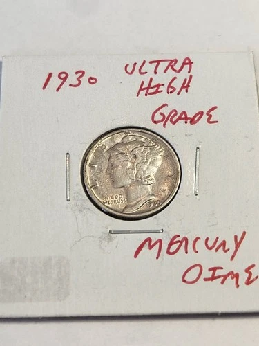 1930 ULTRA HIGH GRADE MERCURY DIME RARE