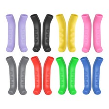 8 Pair Brake Lever Cover Silicone Anti-Slip Bike Brake Lever Protector, 8 Colors
