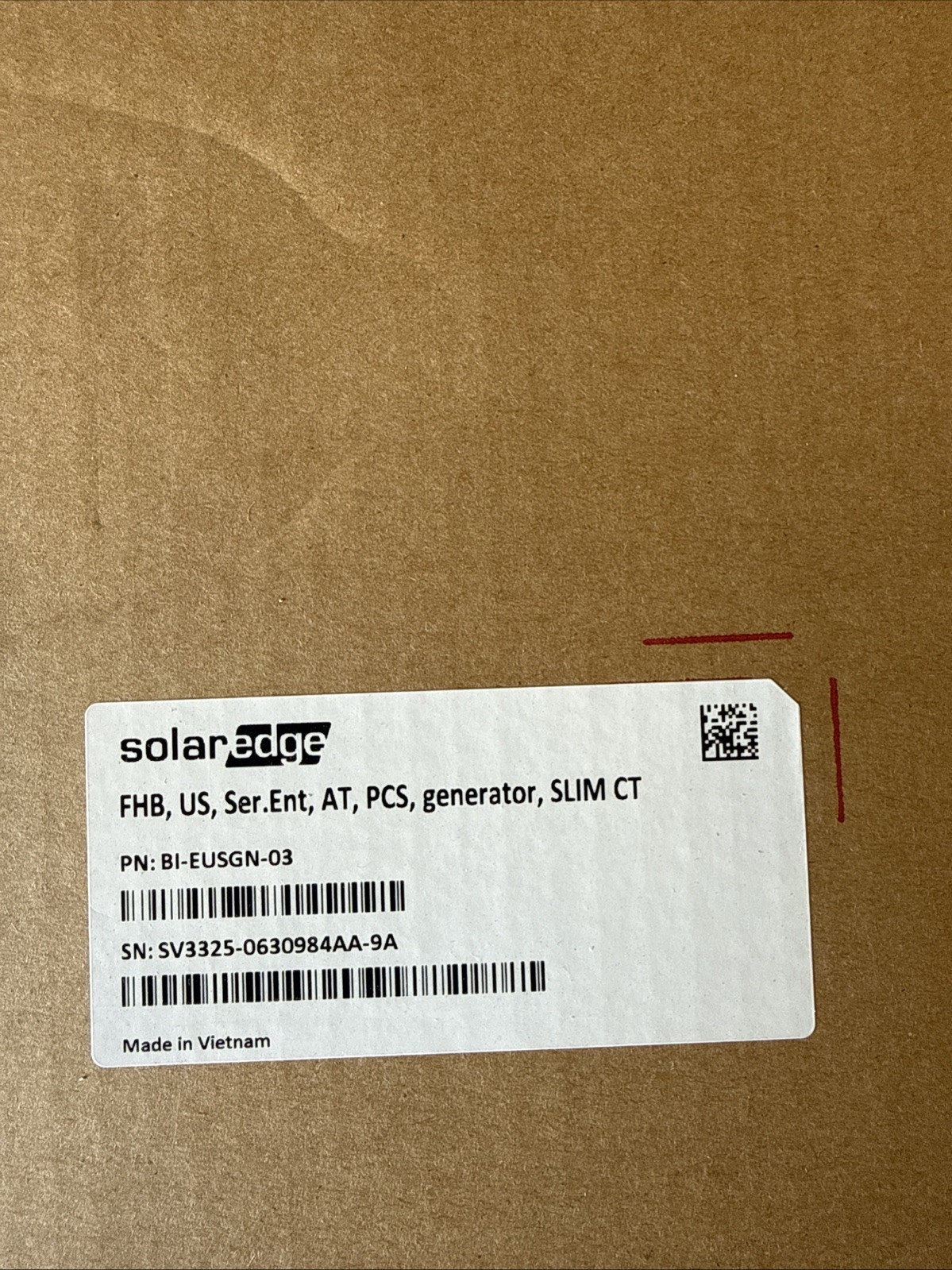 Solar Edge BI-E BACKUP INTERFACE