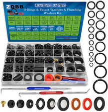 1075 Pcs 3-In-1 Spigot Repair Washers  Hose Gasket  Faucet O-Rings Kit 37 Size