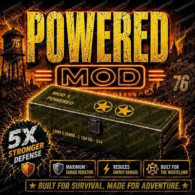 Fallout 76 PS4/PS5 Powered Mod x5 +5% AP Regen Fast Delivery