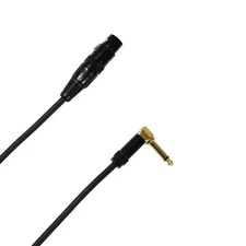 Audio2000's E23112 12Ft 1/4" TS Right Angle to XLR Female Microphone Cable
