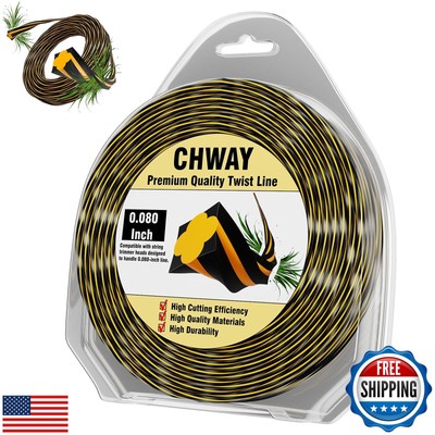Chway 0.080'' DWO1DT801 Replacement String Timmer Lines Compatible with DEWAL