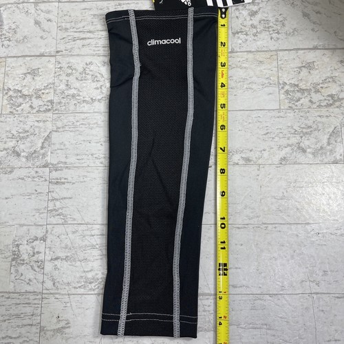 1 Grande ADIDAS Piel de Hierro Codo Manga de Tirador Compresión Baloncesto NEGRO. - Imagen 8 de 9