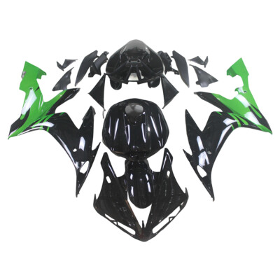 Injection Green Black Fairing Kit for 2004-2006 Yamaha YZF R1 Plastic Bodywork