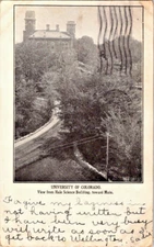 1907 Boulder Colorado CO University of Colorado view Main Posted Antique