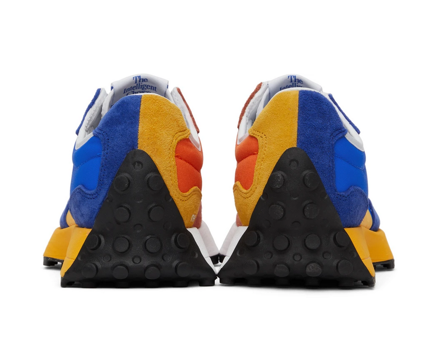 New Balance 327 Marine Blue Orange 