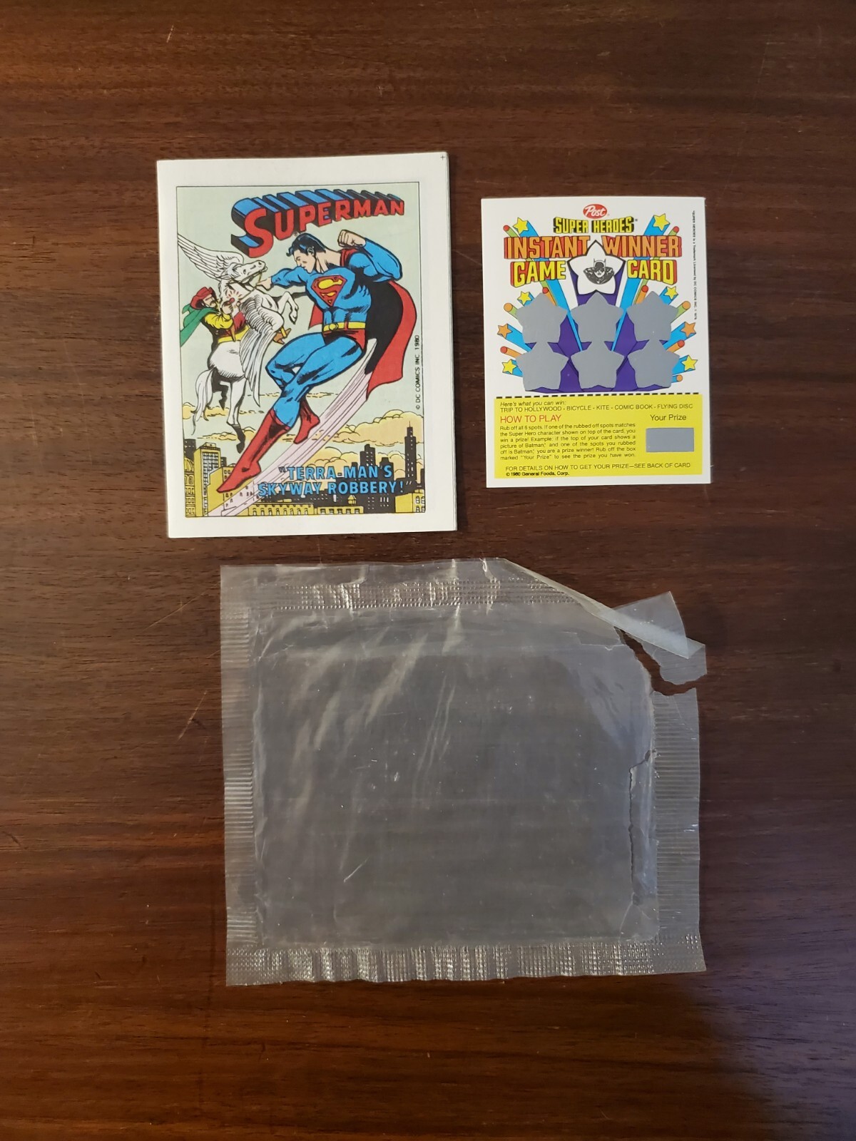 SUPERMAN "TERRAMAN'S SKYWAY ROBBERY!" POST CEREAL MINI COMIC 1980 eBay