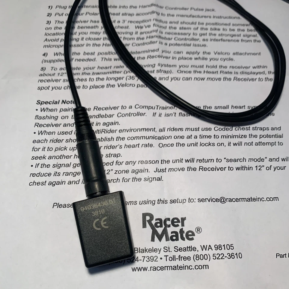 Racermate Computrainer Polar wireless heart rate receiver - Image 2 of 3