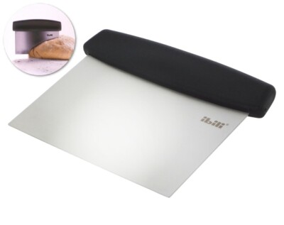 PROFI TEIGKARTE ibili Edelstahl 15 cm Teigschaber Teigabstecher Teigspachtel