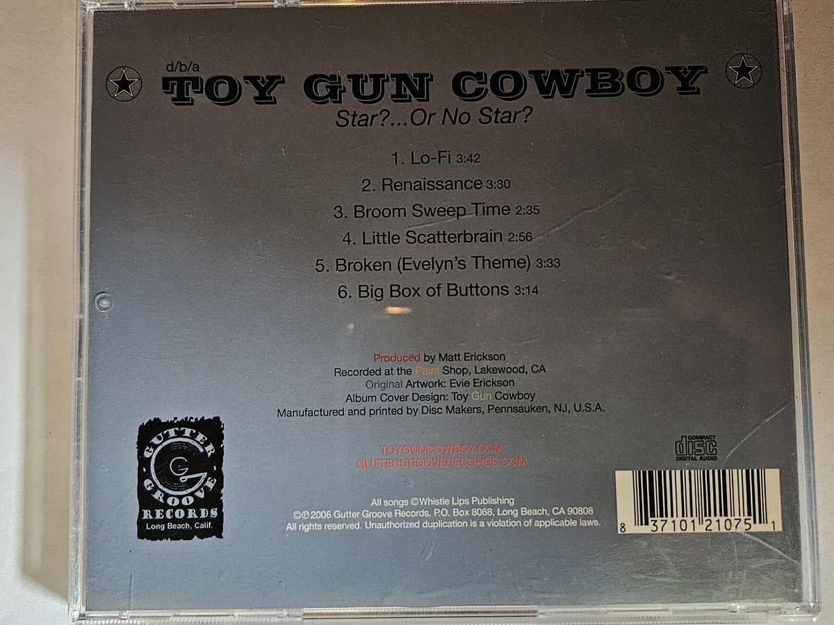 Toy Gun Cowboy EP CD Star? or No Star? | eBay
