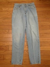 Levi's 545 Brown Tab Loose Fit Distressed Jeans Mens Sz 34 36