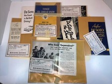 1934, 1935, 1936 DeSoto Catalogs Folder  Brochure Owners manual Nice Originals 6
