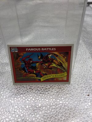 DAREDEVIL VS. WOLVERINE  1990 NM Trading Card