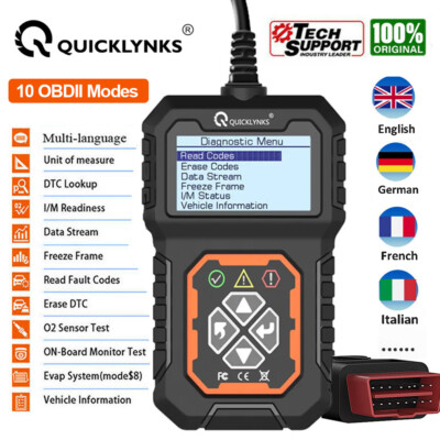 QUICKLYNKS T31 OBD2 Car Scanner Code Reader Engine Diagnostic Check Engine Light