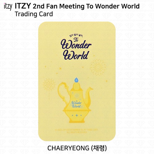 ITZY 2nd Fan Meeting To Wonder World Trading Card Photocard KPOP K-POP - Picture 90 of 144