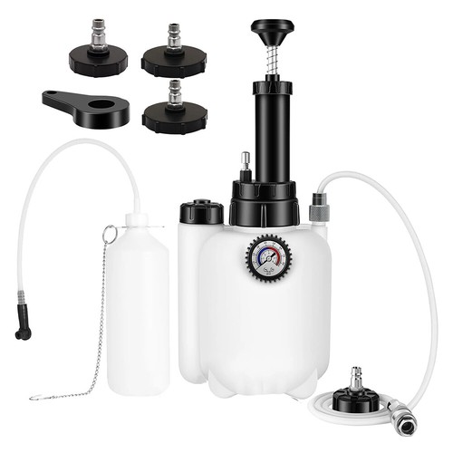 3L+1L Pressure Brake Clutch Fluid Bleeder Bleeding Kit Car Bleed Oil Bottle Tool - Picture 8 of 10