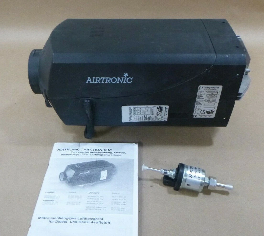 EBERSPACHER AIRTRONIC D4 24V DIESEL HEATER 252114050000 W/ FUEL PUMP  22451801 | eBay