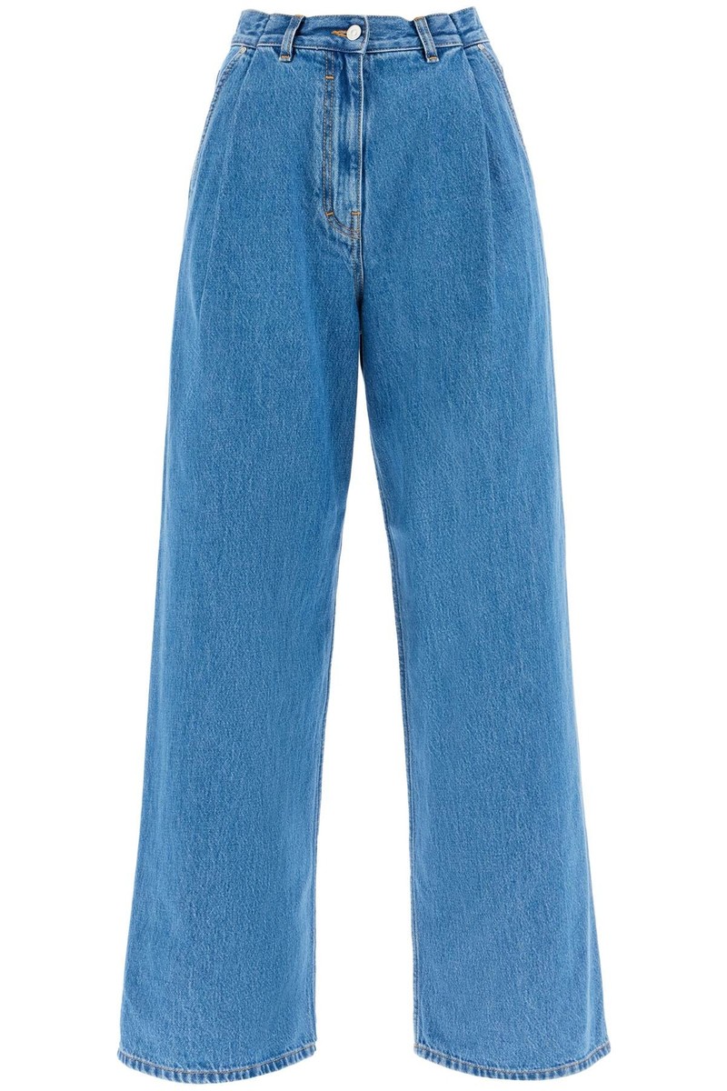 デニム・ジーパン GIVENCHY Woman Jeans Blue BW514A5Z1F 402 Jeans with double pleats GIVENCHY Woman Tg. 26 JEANS