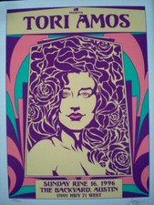 TORI AMOS SILK SCREEN PRINT SIGNED DAVID DEAN  POSTER
