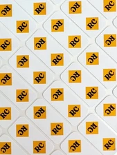 Sports cards stickers (pack of 48) - 35pt toploaders - Rookie Card (SKU 1015)