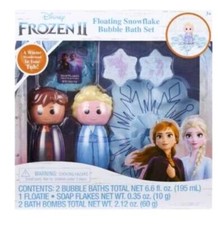 Disney Frozen II Floating Snowflake Bubble Bath Set 6 Piece Box Set