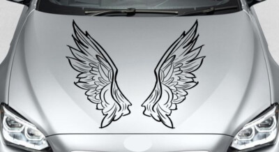 Aufkleber SET Auto CAR STYLE Motorhaube Tattoo Angel Engel Flügel fliegen 193