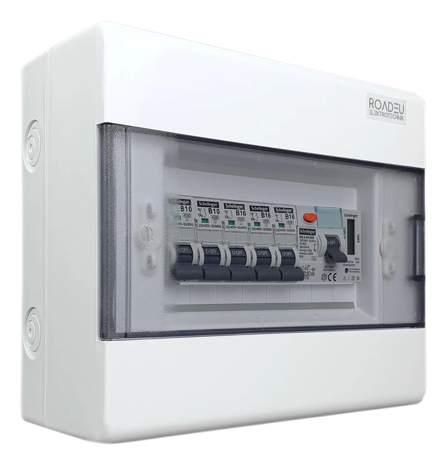 Leitungsschutzschalter Komplett mit Zähler, Fi Schutzschalter, Sicherungskasten - Bild 4 von 4