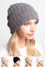 ScarvesMe Unisex Winter Warm Soft Classic Handmade Ribbed Knit Beanie Hat