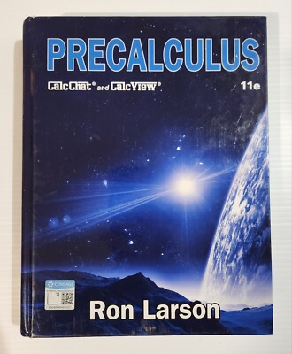 Precalculus Ron Larson 11e 11th Edition Hardcover Used