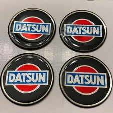 Vintage 90s Automotive Wheel Center Cap Round Emblem Accent Trim Datsun 1.75